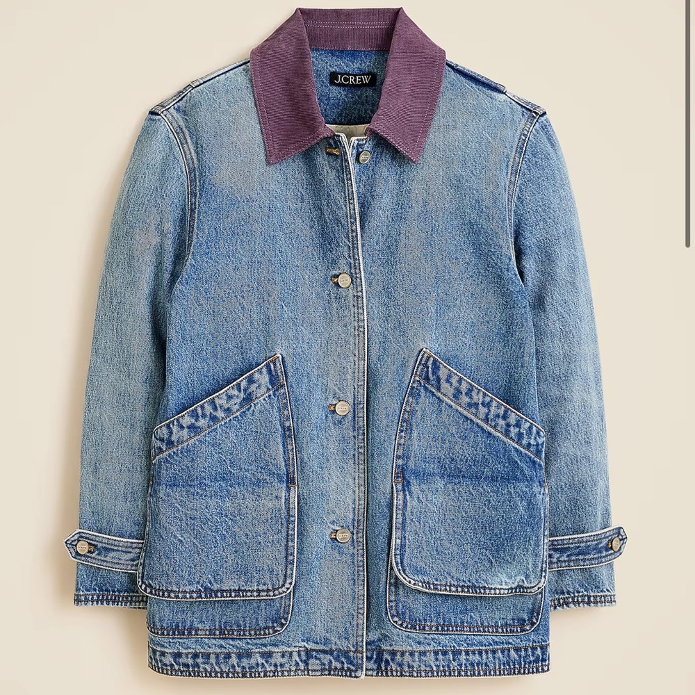 J. Crew Relaxed Barn Jacket™ in denim